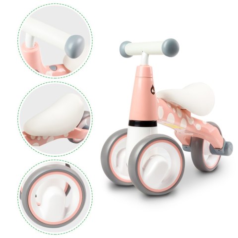 ROWEREK BIEGOWY DLA DZIECI BEZPIECZNA KONSTRUKCJA KOŁA EVA "FLAMING" ECOTOYS