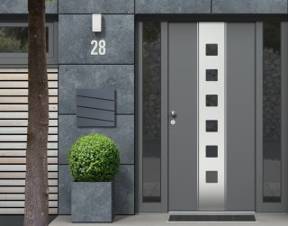 SKRZYNKA NA LISTY STAL GALWANIZOWANA ANTRACYT MODERNHOME