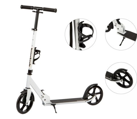 HULAJNOGA MIEJSKA DLA DZIECI I MŁODZIEŻY SKŁADANA REGULACJA WYSOKOŚCI 91-101 CM KOŁA 200 MM UCHWYT NA BIDON