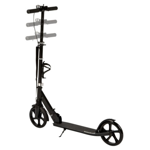 HULAJNOGA MIEJSKA DLA DZIECI I MŁODZIEŻY SKŁADANA REGULACJA WYSOKOŚCI 95-105 CM KOŁA 200 MM UCHWYT NA BIDON