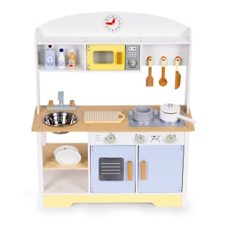 KUCHNIA DLA DZIECI PIEKARNIK PRALKA MIKROFALA 12 AKCESORIÓW ECOTOYS