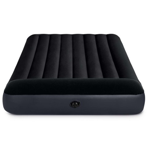 MATERAC DMUCHANY DWUOSOBOWY 191X137X25 CM ŁÓŻKO Z ZAGŁÓWKIEM INTEX 64142