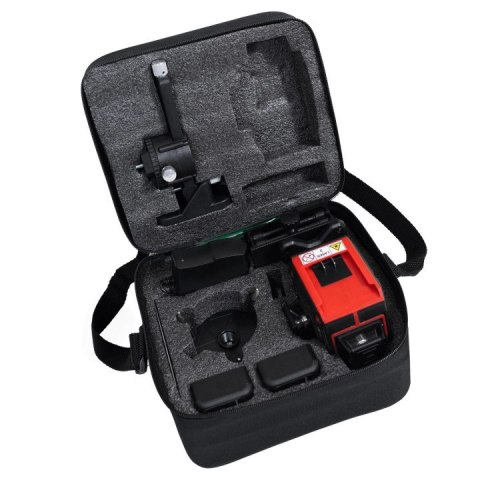 POZIOMICA LASEROWA PŁASZCZYZNOWA ZIELONY LASER KRZYŻOWY 360° 4D 16 LINII