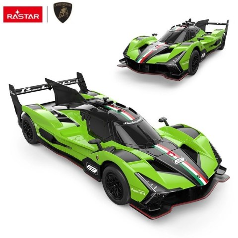 SAMOCHÓD ZDALNIE STEROWANY LAMBORGHINI SC63 LMDH R/C SKALA 1:24 RASTAR 10160