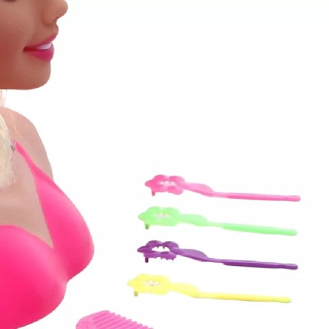 Głowa popiersie lalki do czesania i makijażu 358