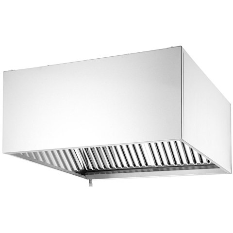 Okap pochłaniacz przyścienny skręcany STAL 1205x1000x450 mm