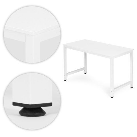 Biurko komputerowe szkolne stół 120x60 cm białe ModernHome