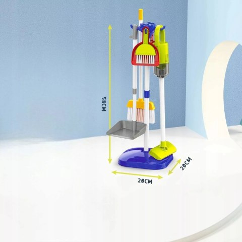 Duży Zestaw do Sprzątania dla Dzieci Odkurzacz Elektroniczny Akcesoria Mop