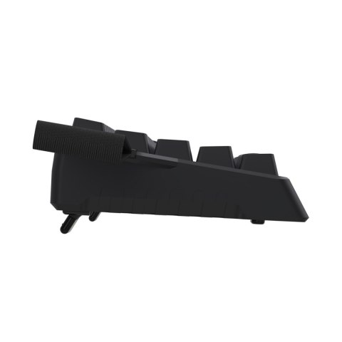 Klawiatura gamingowa mechaniczna podświetlana USB-A RGB - czarna