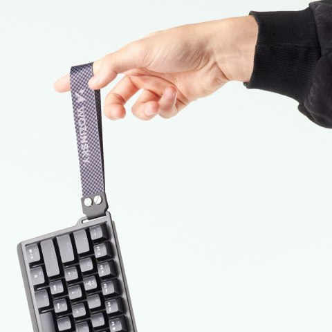 Klawiatura gamingowa mechaniczna podświetlana USB-A RGB - czarna