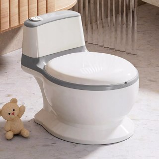 Nocnik toaleta dla Dzieci WC miękkie siedzisko wuciągany wkład dźwięki