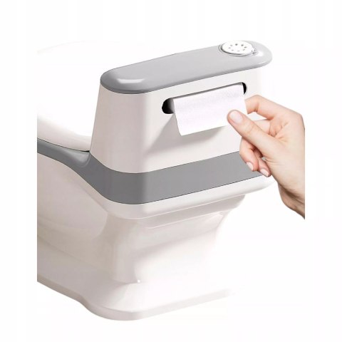 Nocnik toaleta dla Dzieci WC miękkie siedzisko wuciągany wkład dźwięki