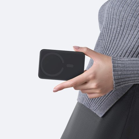 Powerbank 10000mAh 22.5W z kablem USB-C EnerFill FM11 Ultra-Mini MagSafe - czarny