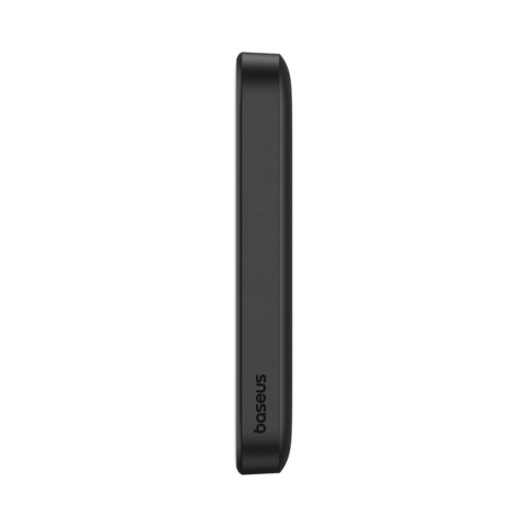 Powerbank indukcyjny 6000mAh 20W z kablem USB-C Magnetic Mini Air - czarny