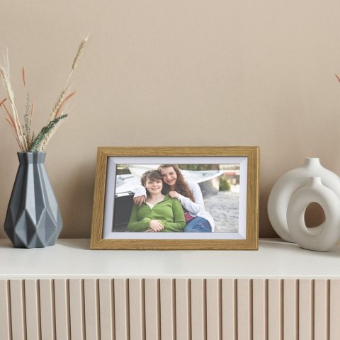 Ramka Cyfrowa 10.1'' z aplikacją Frameo 32GB - jasnobrązowa