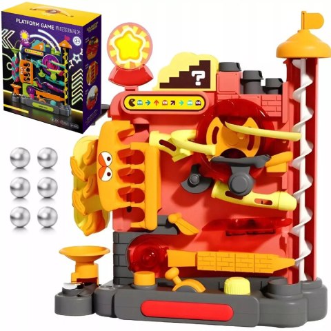 Tor Kulkowy Gra Zręcznościowa logiczna Labirynt 3D 16 Poziomów dla Dzieci