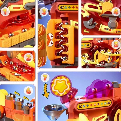 Tor Kulkowy Gra Zręcznościowa logiczna Labirynt 3D 16 Poziomów dla Dzieci