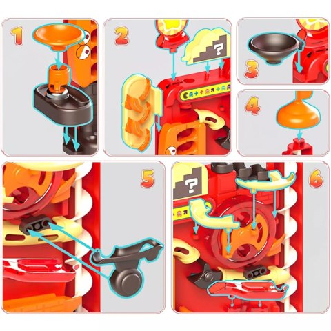 Tor Kulkowy Gra Zręcznościowa logiczna Labirynt 3D 16 Poziomów dla Dzieci