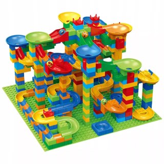 Tor Kulkowy Kulodrom Duży Labirynt Wyścigi Kulek 514 el. klocki