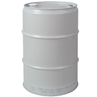 Beczka stalowa metalowa TH 60L korki 2 i 3/4 z kranikiem atest - SZARA