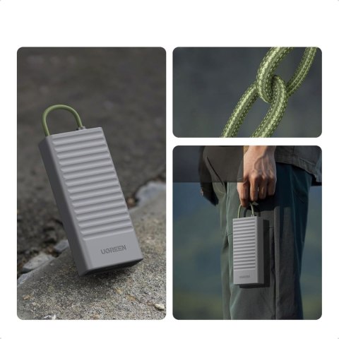 Czytnik kart pamięci 2w1 z organizerem na 10 kart - szary