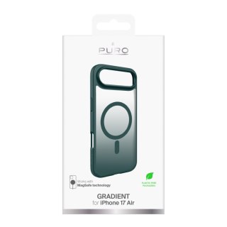 Etui case pokrowiec na iPhone 17 Air TPU Gradient MagSafe - turkusowe