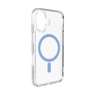 Etui plecki case na iPhone 17 TPU PC Lite Mag MagSafe - przezroczyste niebieski pierścień