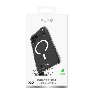 Etui pokrowiec na iPhone 17 Pro TPU PC Impact Clear D3O MagSafe - przezroczyste