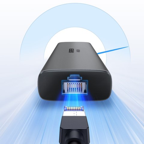 HUB rozdzielacz 6w1 USB-C na HDMI USB-C USB-A Ethernet - szary