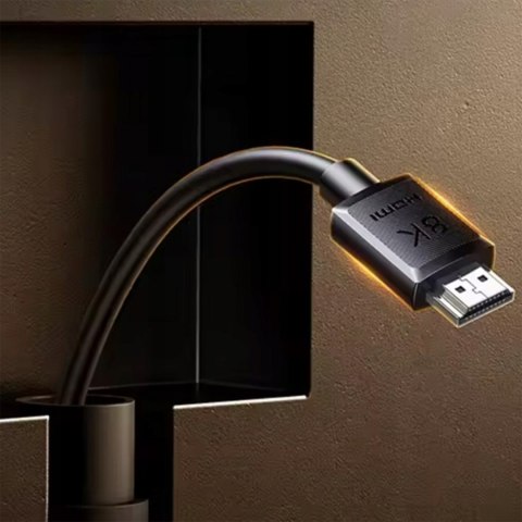 Kabel przewód audio wideo HDMI 8K 10m - czarny