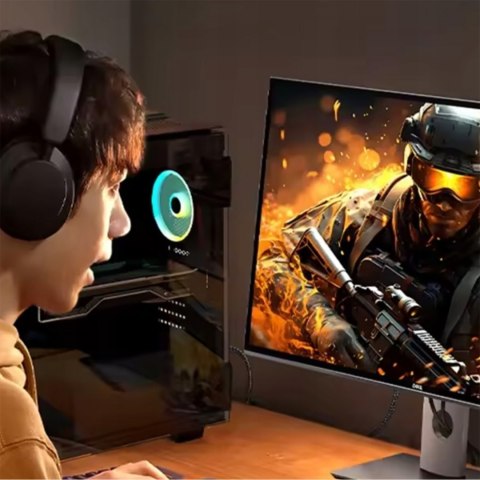 Kabel przewód audio wideo HDMI 8K 10m - czarny