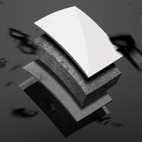 Kask rowerowy dziecięcy z odpinaną szczęką rozmiar M 54-57cm - szary