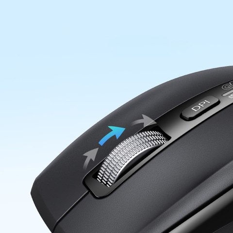 Myszka bezprzewodowa optyczna 5 przycisków rolka 5000 DPI - czarna