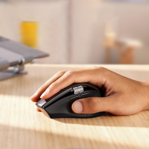 Myszka bezprzewodowa optyczna 5 przycisków rolka 5000 DPI - czarna