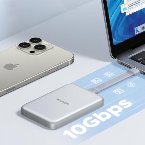 Obudowa magnetyczna na dysk M.2 NVMe SSD - biała