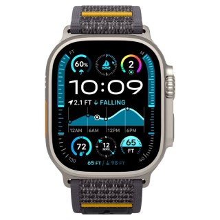 Pasek materiałowy na zegarek Apple Watch 44 / 45 / 46 / 49 mm Athlex Air - szary