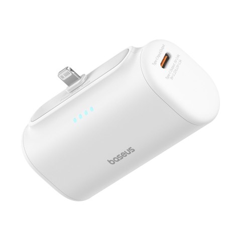 Powerbank 5000mAh iPhone Lightning USB-C Compact 20W - biały