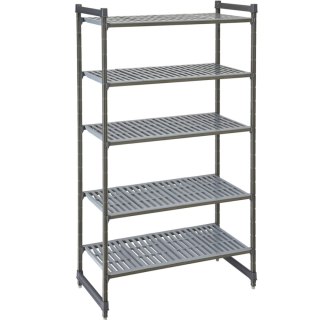 Regał magazynowy z kompozytu 4 wentylowane półki Camshelving Basics Plus 915 x 460 x 1830 mm