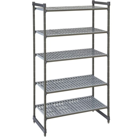 Regał magazynowy z kompozytu 4 wentylowane półki Camshelving Basics Plus 915 x 460 x 1830 mm