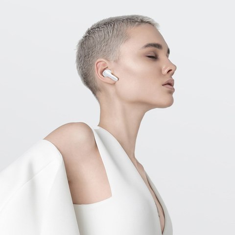 Słuchawki bezprzewodowe dokanałowe T13X ENC IPX5 Bluetooth - białe