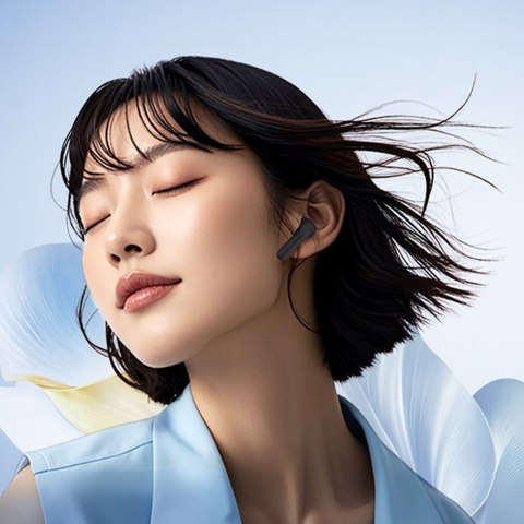 Słuchawki bezprzewodowe douszne AilyBuds E10 ENC LDAC Hi-Res Audio IPX4 Bluetooth - czarne