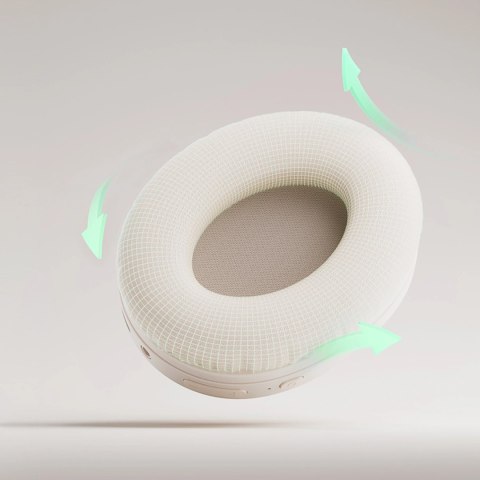 Słuchawki bezprzewodowe nauszne H2 Pro ENC Bluetooth - białe