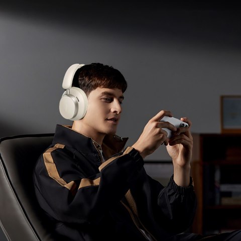 Słuchawki nauszne z aktywną redukcją szumów Studio Pro Hybrid HP206 ANC - białe