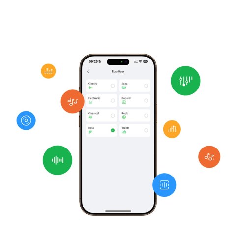 Słuchawki nauszne z aktywną redukcją szumów Studio Pro Hybrid HP206 ANC - białe
