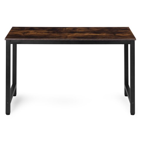 Biurko komputerowe szkolne stół 120x60 cm postarzany orzech ModernHome