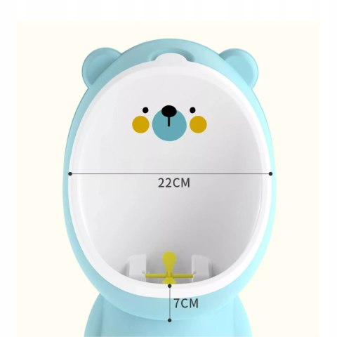 Pisuar MIŚ stojący z możliwością mocowania na ścianie nocnik do nauki