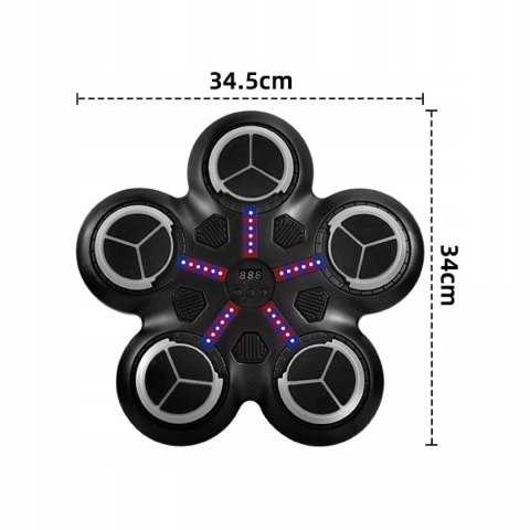 Tarcza Muzyczny Cel Bokserski LED | Trening Refleksu Music Boxing