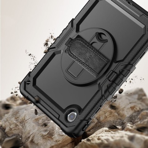 Etui z podstawką uchwytem smyczą na Lenovo Tab M11'' 11.0 TB-330 Solid360 - czarne