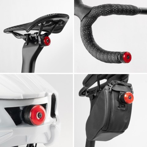 Lampki tylne wodoodporne inteligentne światła czarne 2 szt.