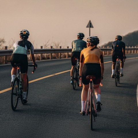 Lampki tylne wodoodporne inteligentne światła czarne 2 szt.